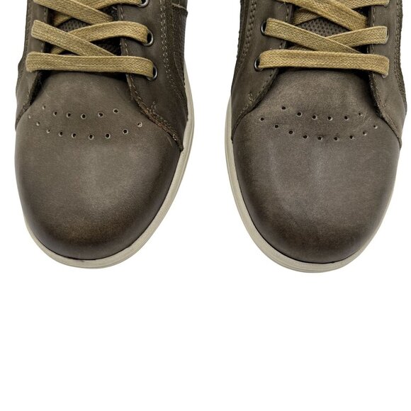 English Laundry NEW Mens 9 Aqua Sneaker Casual Earthy Green Lace Up Perforated - Picture 4 of 13